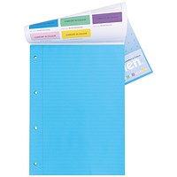 Pukka Pad A4 Refill Pad Turquoise (Pack of 6) IRLEN50