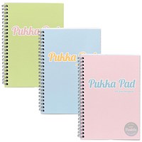 Pukka Pad Pastel Jotta Pad, A5, Assorted, Pack of 3