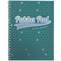 Pukka Glee Jotta Pad Green A4 (Pack of 3)