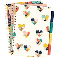 Pukka Floral Love Project Books B5 Assorted (Pack of 3)