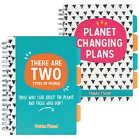 Pukka Planet Muted Project Book, B5, Assorted Design, Pack of 2