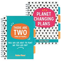 Pukka Planet Project Book 2 Designs B5 Assorted (Pack of 2)