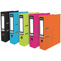 Pukka A4 Lever Arch Files, 75mm Spine, Assorted, Pack of 10