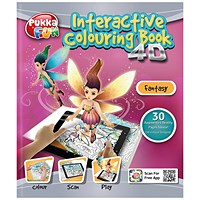 Pukka Fun Interactive Colouring Book 4D Fantasy