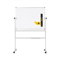 Bi-Office BioFusion Mobile Portrait Revolving Magnetic Whiteboard, 900x1200mm