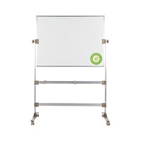 Bi-Office BioFusion Mobile Revolving Magnetic Whiteboard, Ceramic, 1065x750mm