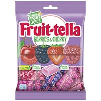 Fruit-tella Berries And Cherries Chewy Sweets, 170g, Pack of 8