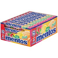 Mentos Fruit Sweet Rolls, Pack of 40