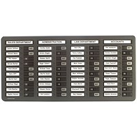 Indesign 40 Names In/Out Board Grey