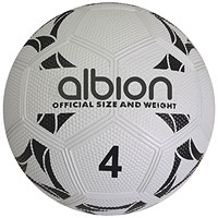 Albion Nylon Wound Football Black/White Size 4