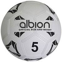 Albion Nylon Wound Football Black/White Size 5