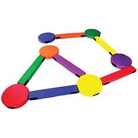 Children's Balance Set Vinyl Anti-slip Mesh Backing Assorted
