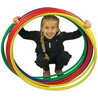 Children's Hula Hoops 60cm Team Colours (Pack of 12)