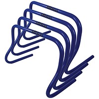 Albion Lightweight Plastic Hurdle 12 Inch Blue (Pack of 4)