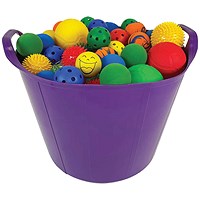 Playsense Little Ball Pack Assorted Size and Colours (Pack of 56)