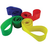 Plastic Team Bands Assorted (Pack of 20)