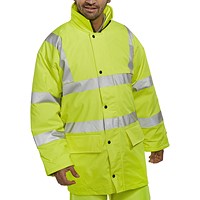 Beeswift Breathable Lined Jacket, Saturn Yellow, 4XL