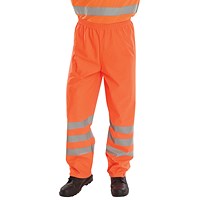 Beeswift Pu Overtrousers, Orange, 4XL