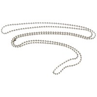 Announce Metal Neck Chain, 850mm, Pack of 10, Silver