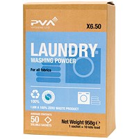 PVA Laundry Washing Powder Sachets (Pack of 50)