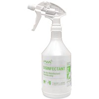 Virucidal Detergent Disinfectant Trigger Spray Bottle