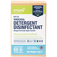 PVA Hygiene Virucidal Disinfectant Sachets 5 Litre (Pack of 50)