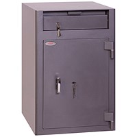 Phoenix Cash Deposit Security Safe, Size 3, Key Lock