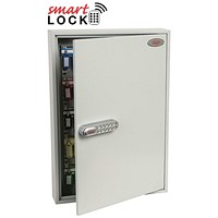 Phoenix Commercial 100 Hook Key Cabinet, Net Code Electronic Lock.