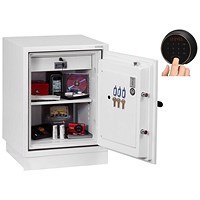 Phoenix Fire Fighter Fire Safe, Size 1, Fingerprint Lock