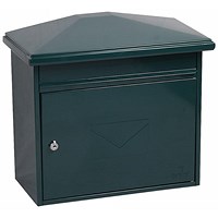 Phoenix Libro Front Loading Letter Box, Green