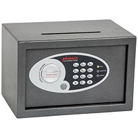 Phoenix Vela Deposit Home & Office Security Safe, Size 1, Electronic Lock