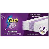Flash PowerMop Refill Pads x16 Pads Pack of 4 C013683