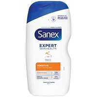 Sanex Shower Gel Sensitive Skin 415ml (Pack of 6)