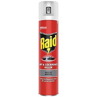 Raid Ant and Cockroach Killer Aerosol 300ml Pack of 6