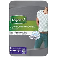 Depend Comfort Protect Pants Men L/XL Pack of 9