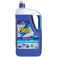 Flash Professional All Purpose Cleaner, Ocean, 5 Litres, Pack of 2 Flash Professional All Purpose Cleaner, Ocean, 5 Litres, Pack of 2