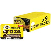 Graze Marmite Crunch Punnet, Pack of 9
