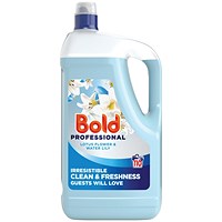 Bold Professional Laundry Liquid Lotus Water Lily 110 Wash 5 Litres (Pack of 2)
