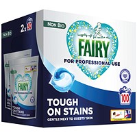 Fairy Professional Non-Biological Laundry Liquipods, 2x50 Pods