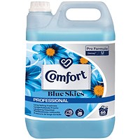 Comfort Professional Blue Skies Fabric Conditioner, 5 Litre Comfort Professional Blue Skies Fabric Conditioner, 5 Litre