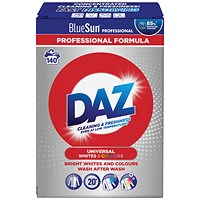 Daz Universal Whites and Colours Laundry Detergent Powder 140 Washes 8.4kg