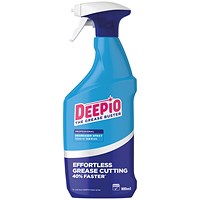Deepio Professional Degreaser Spray, 800ml, Pack of 6 Deepio Professional Degreaser Spray, 800ml, Pack of 6