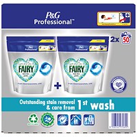 Fairy Professional Laundry Liquipods Non-Biological 2x50 pods (Pack of 100)