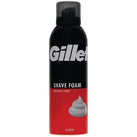 Gillette Shaving Foam Regular 200ml Pack of 6