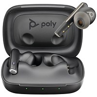 Poly Voyager Free 60 UC M Carbon Black Earbuds +BT700 USB-A Adapter +Basic Charge Case 7Y8L7AA
