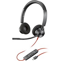 Poly Blackwire 3320 Stereo USB-C/A Headset 8X219AA Poly Blackwire 3320 Stereo USB-C/A Headset 8X219AA