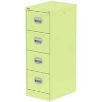 Qube 4 Drawer Filing Cabinet Chlorophyll