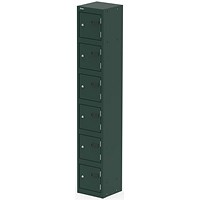 Qube Locker 6 Door 1800mm High British Racing Green