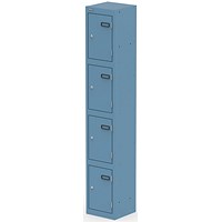 Qube Locker 4 Door 1800mm High Pastel Blue