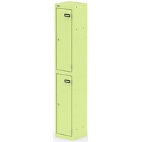 Qube Locker 2 Door 1800mm High Chlorophyll